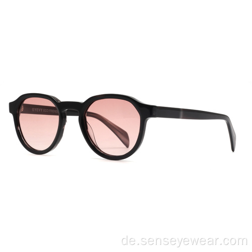 Retro-Design Recycelte Eco Bio Acetat Polarisierte Sonnenbrillen